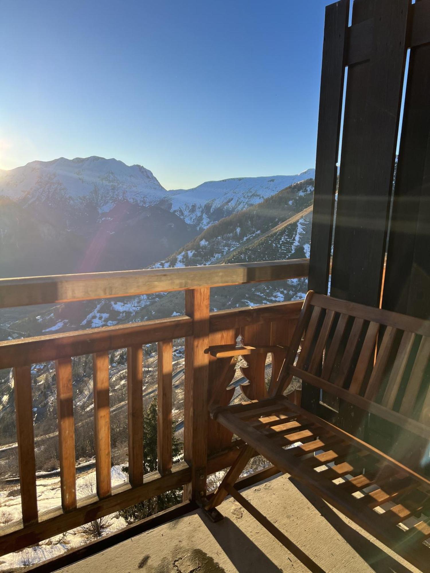 Stunning Apartment With Breathtaking View! Huez Exteriör bild