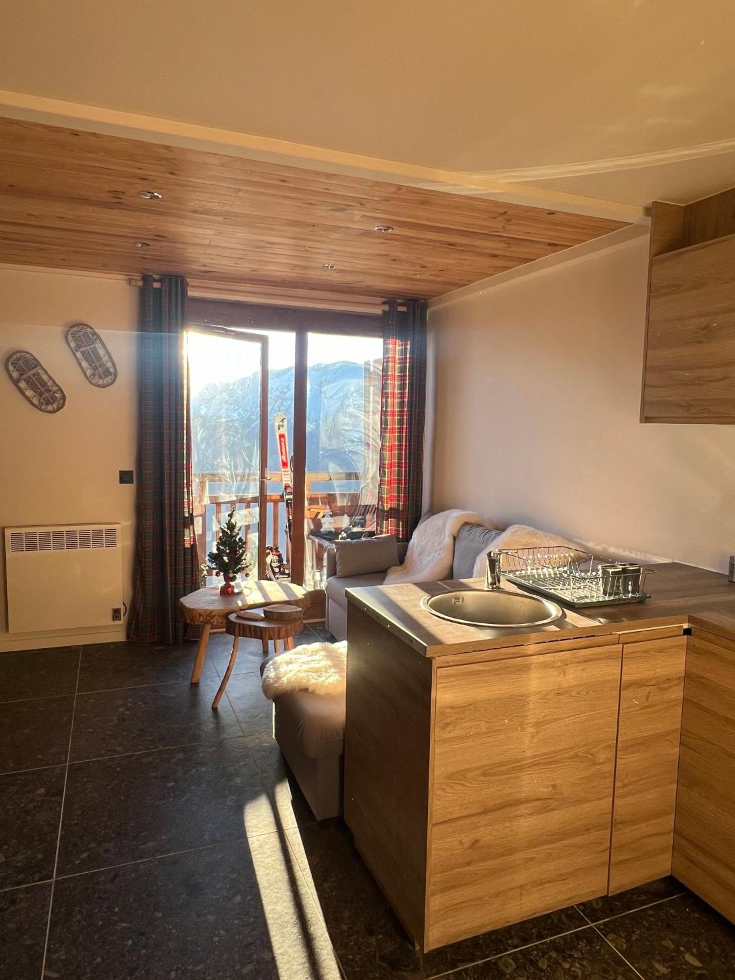 Stunning Apartment With Breathtaking View! Huez Exteriör bild